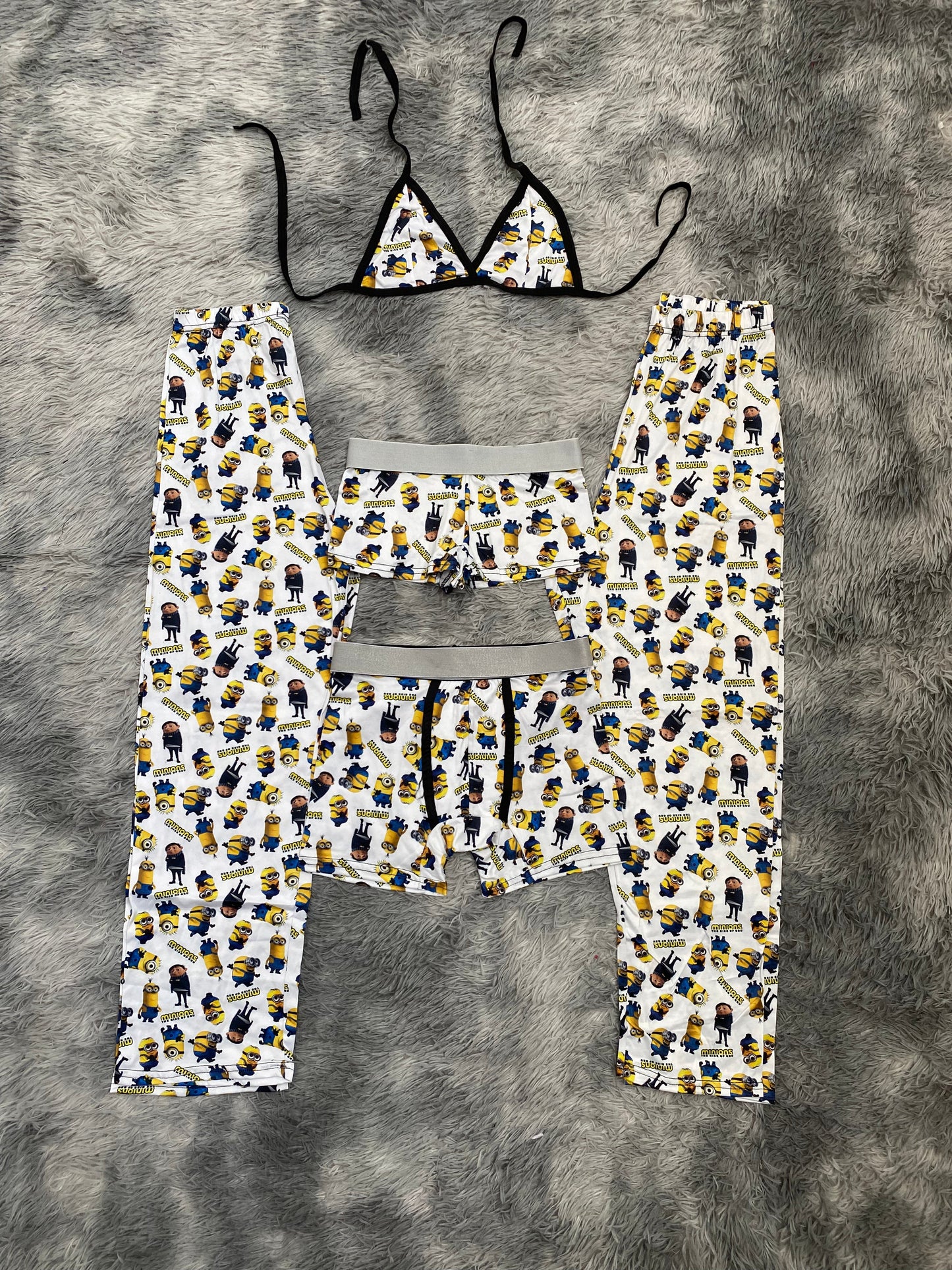Minions y Gru pijama 5 piezas - Fundies
