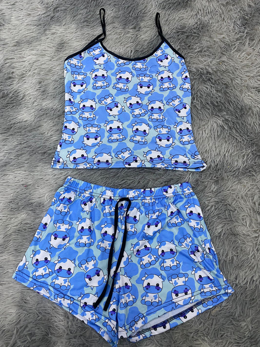 Vaca Azul Blusa Short