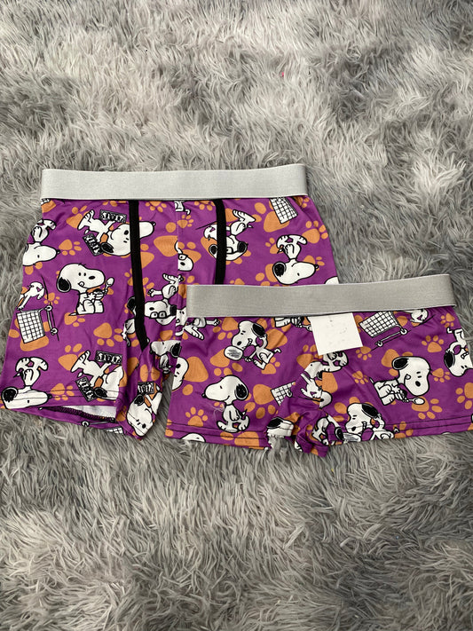 Snoopy morado Duo Con Boxer XL