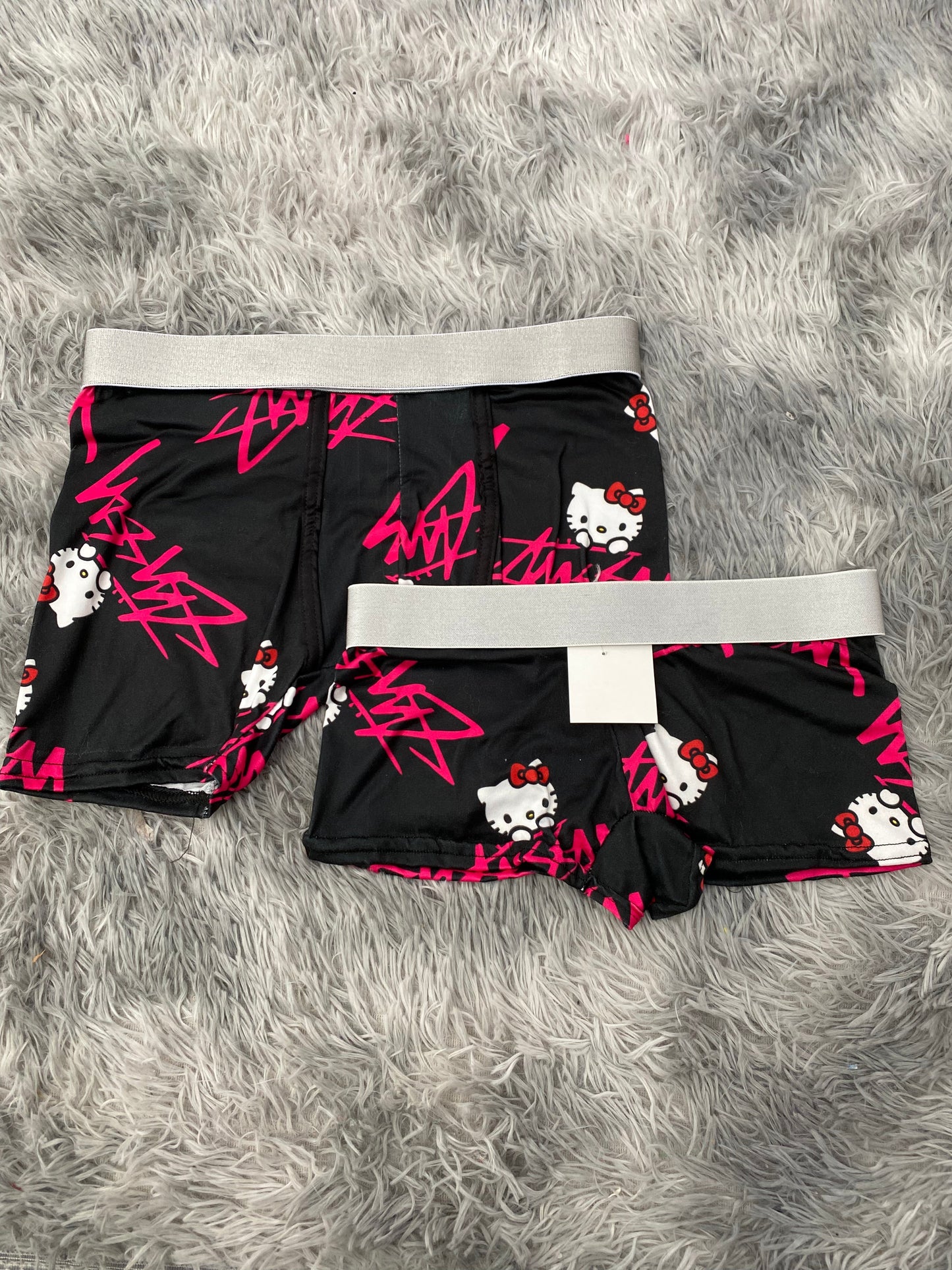 Hello kitty letras rosas Duo Con Boxer