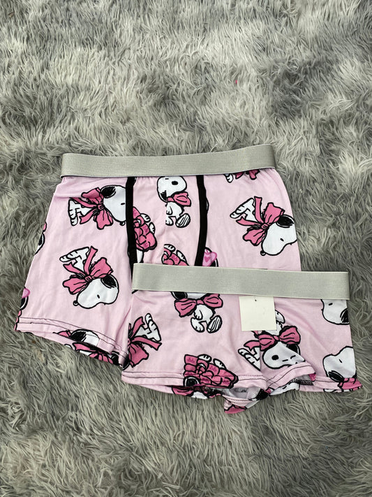 Snoopy rosa claro Duo Con Boxer