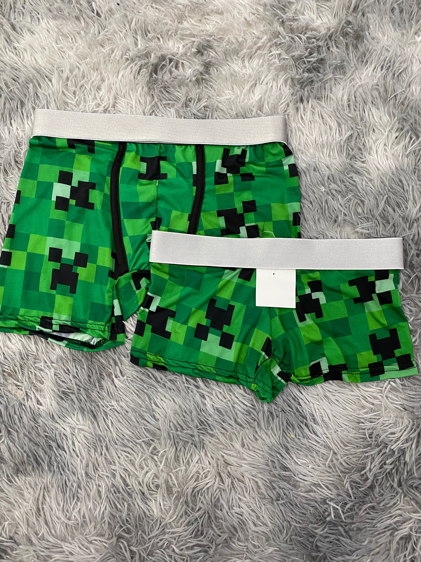 Minecraft Creeper Duo Con Boxer XL