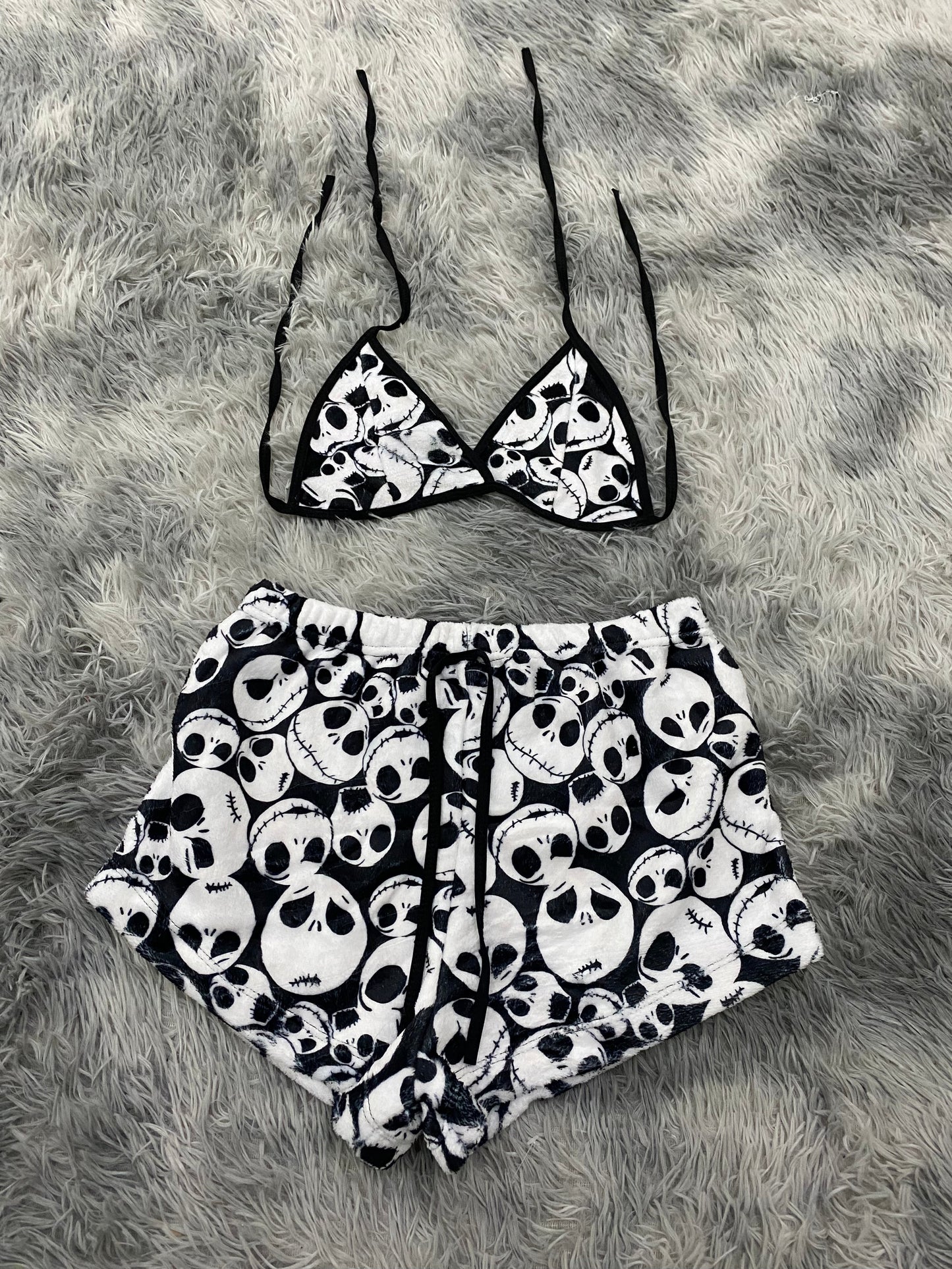 Jack Caras top con short unitalla de afelpado