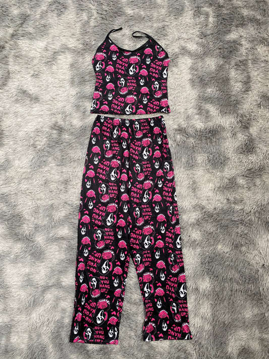 Scream Blusa Con Pantalón Pijama De Dama