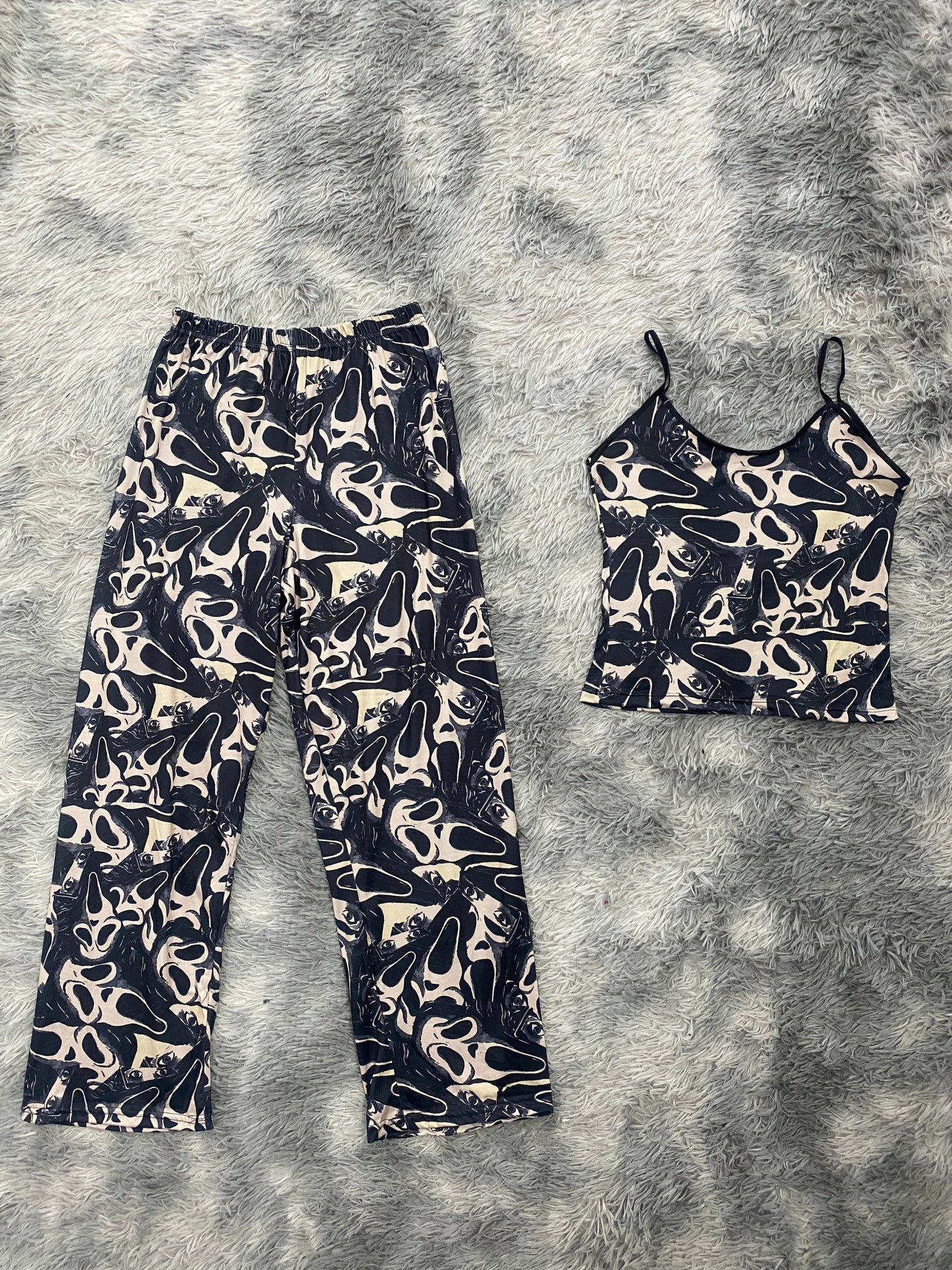 Scream cafe Blusa Con Pantalón Pijama De Dama