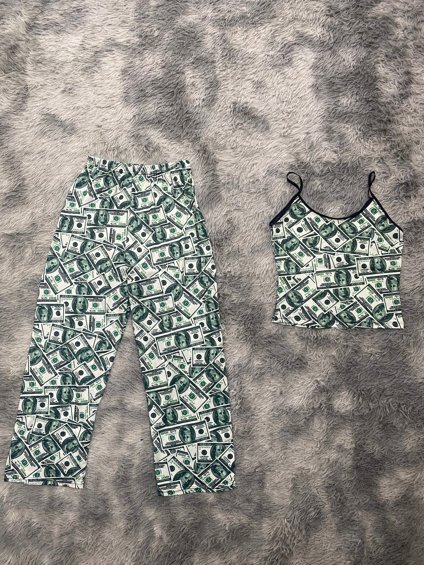 Dólares Blusa Con Pantalón Pijama De Dama