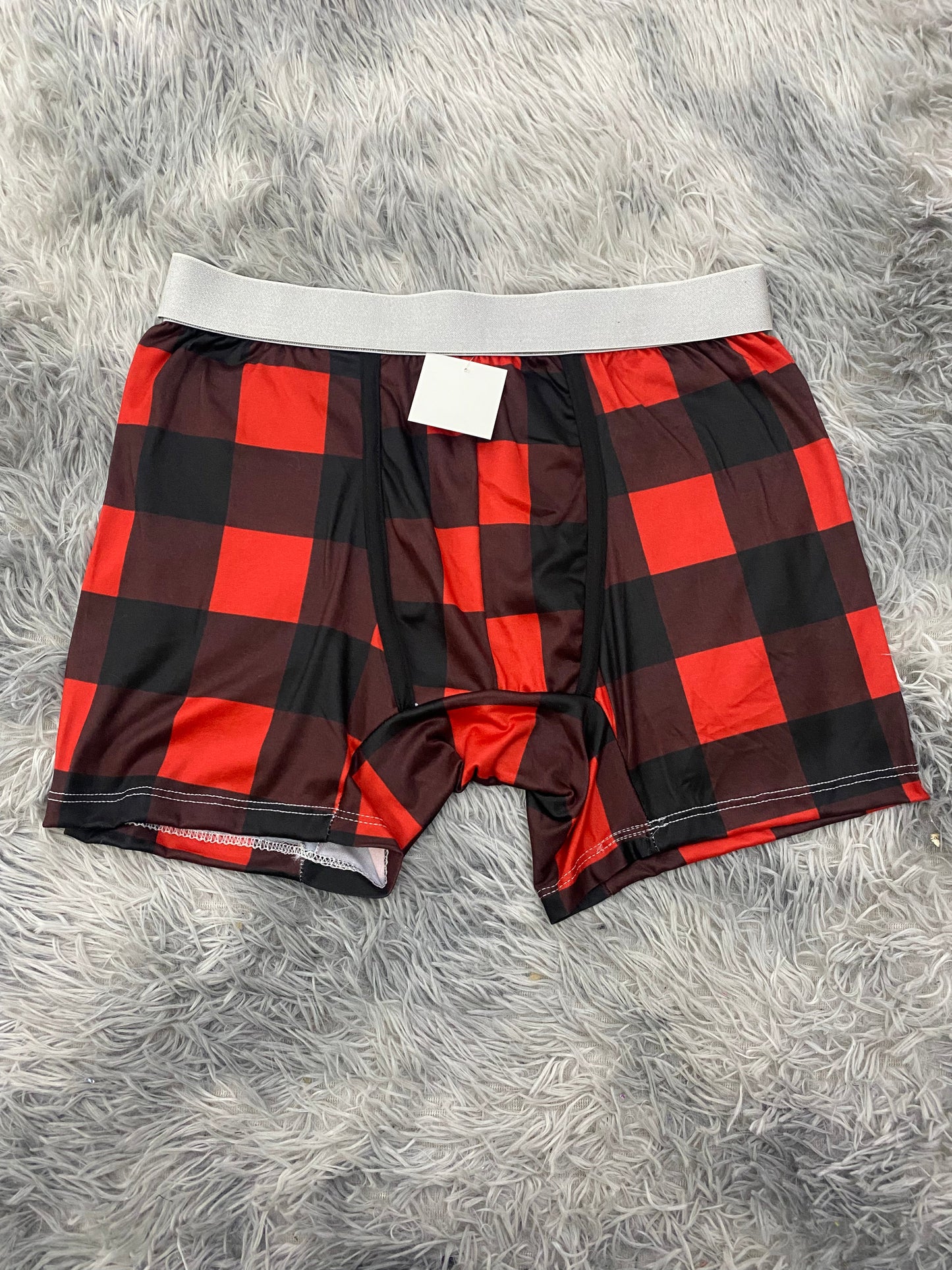 Cuadros rojos Boxer De Hombre Xl