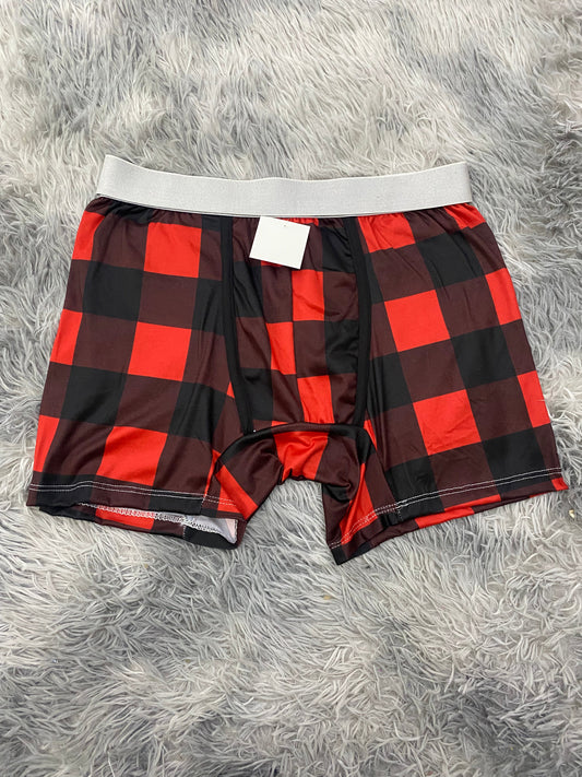 Cuadros rojos Boxer De Hombre Xl