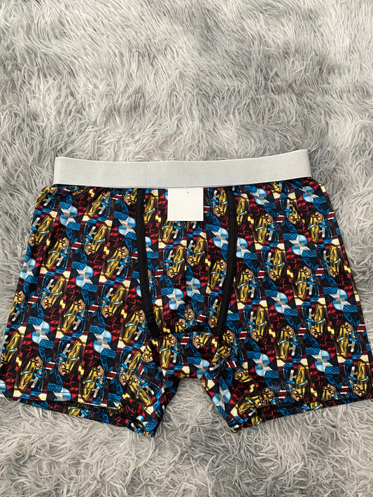 Iron man y capitán America Boxer De Hombre Xl