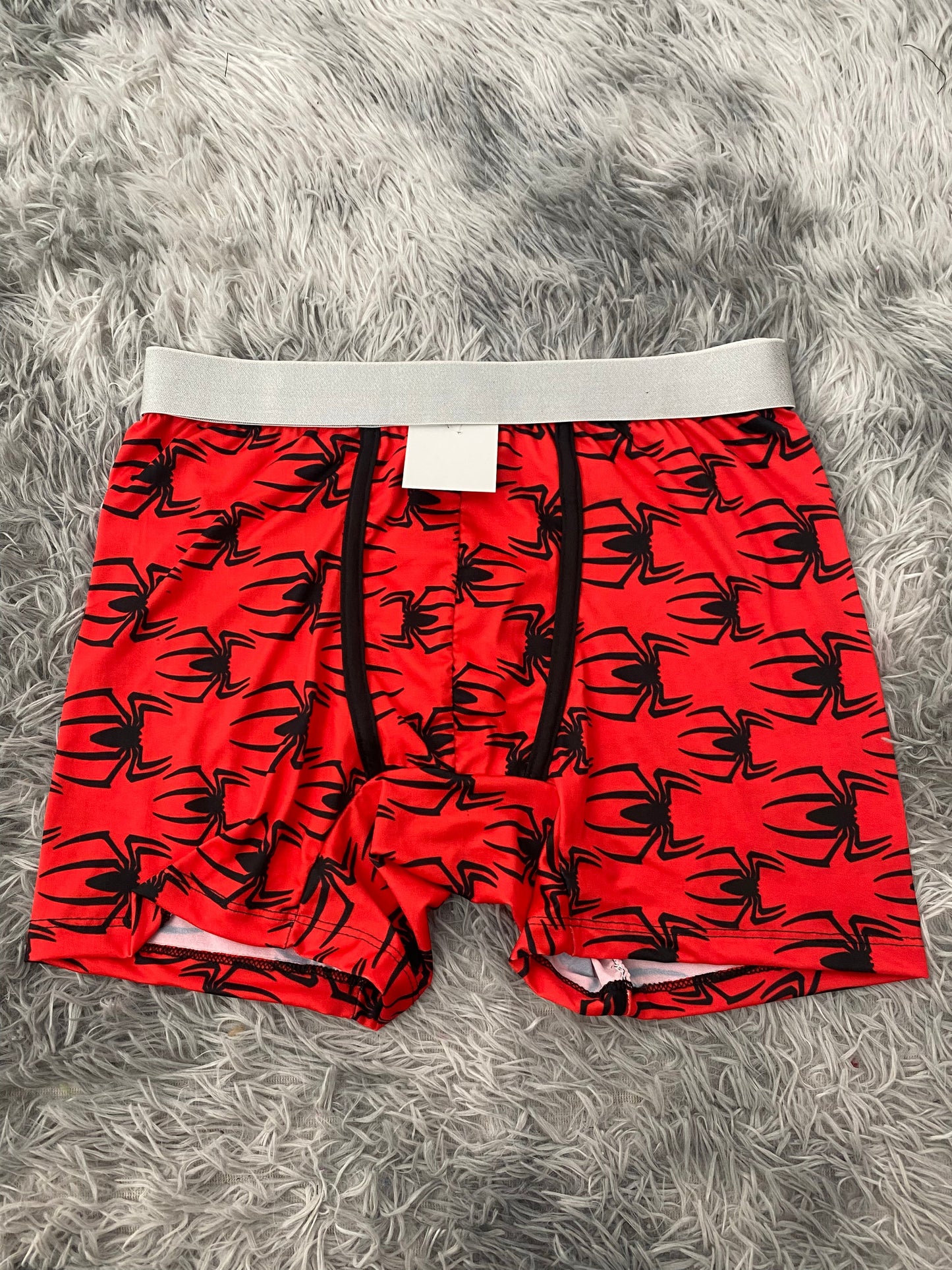 arañas negras fondo rojo Boxer De Hombre Xl