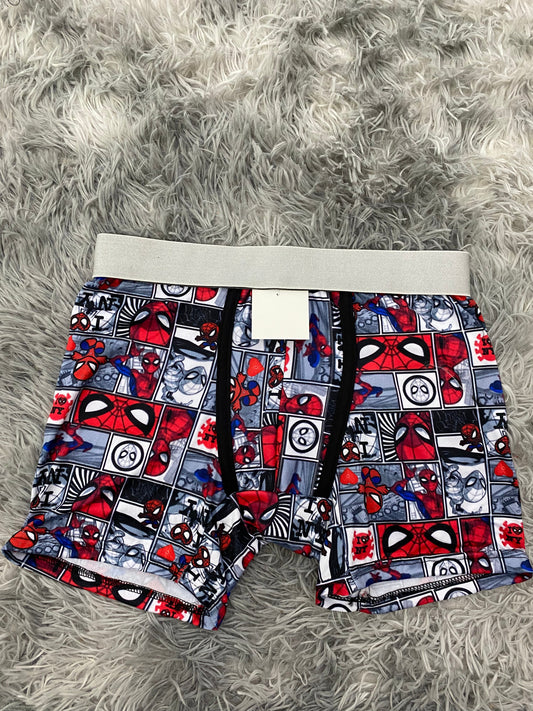 Spiderman cuadros blancos Boxer De Hombre