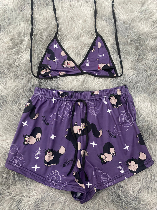 Lucifer Top Con Short Unitalla De Brush