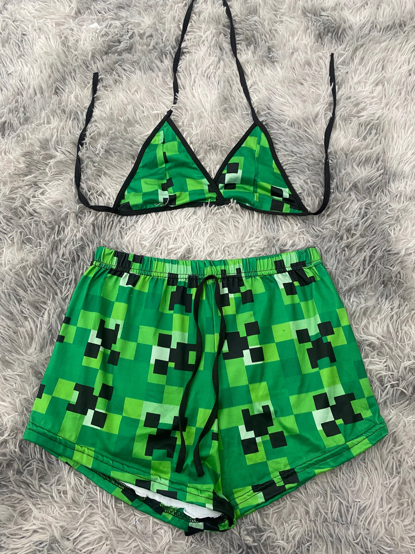 Creeper Top Con Short Unitalla De Brush
