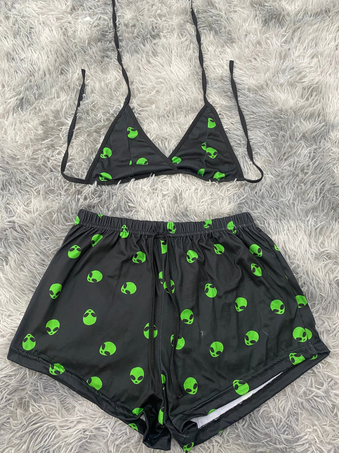Aliens Top Con Short Unitalla De Brush