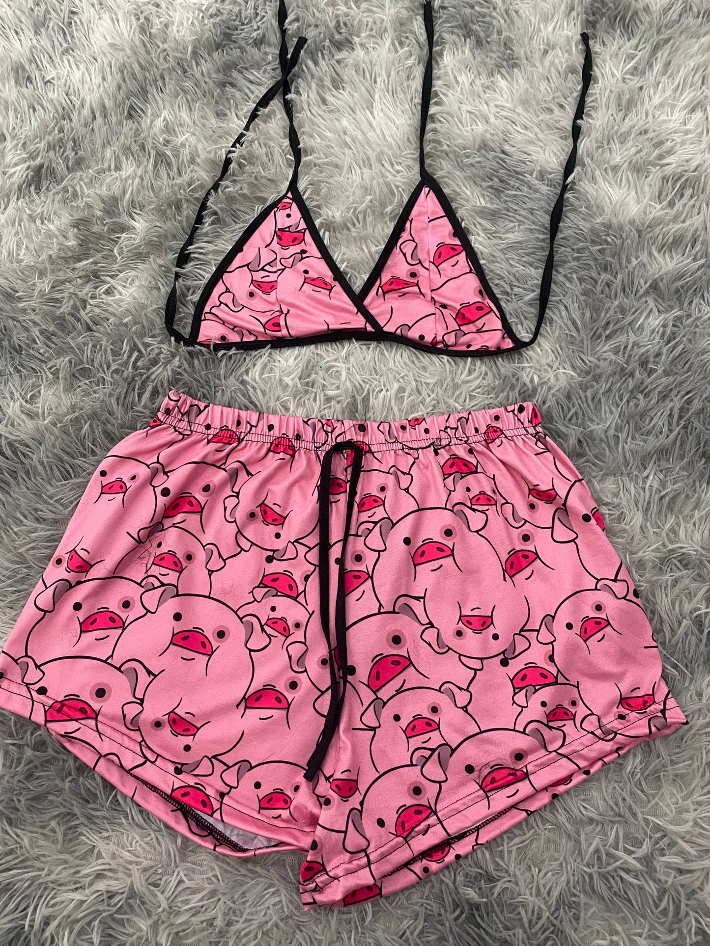 Puerquitos Top Con Short Unitalla De Brush