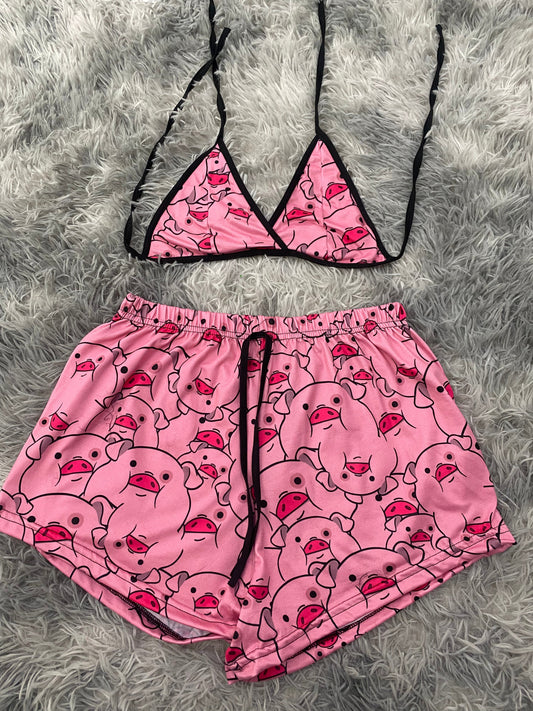 Puerquitos Top Con Short Unitalla De Brush