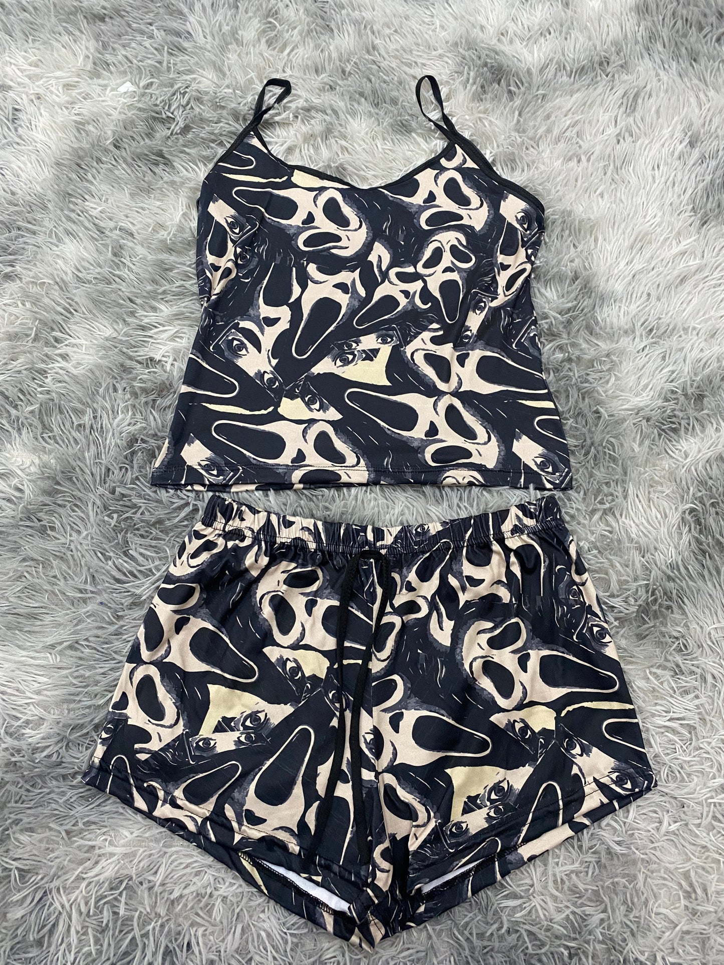 Scream cafe Blusa Con Short
