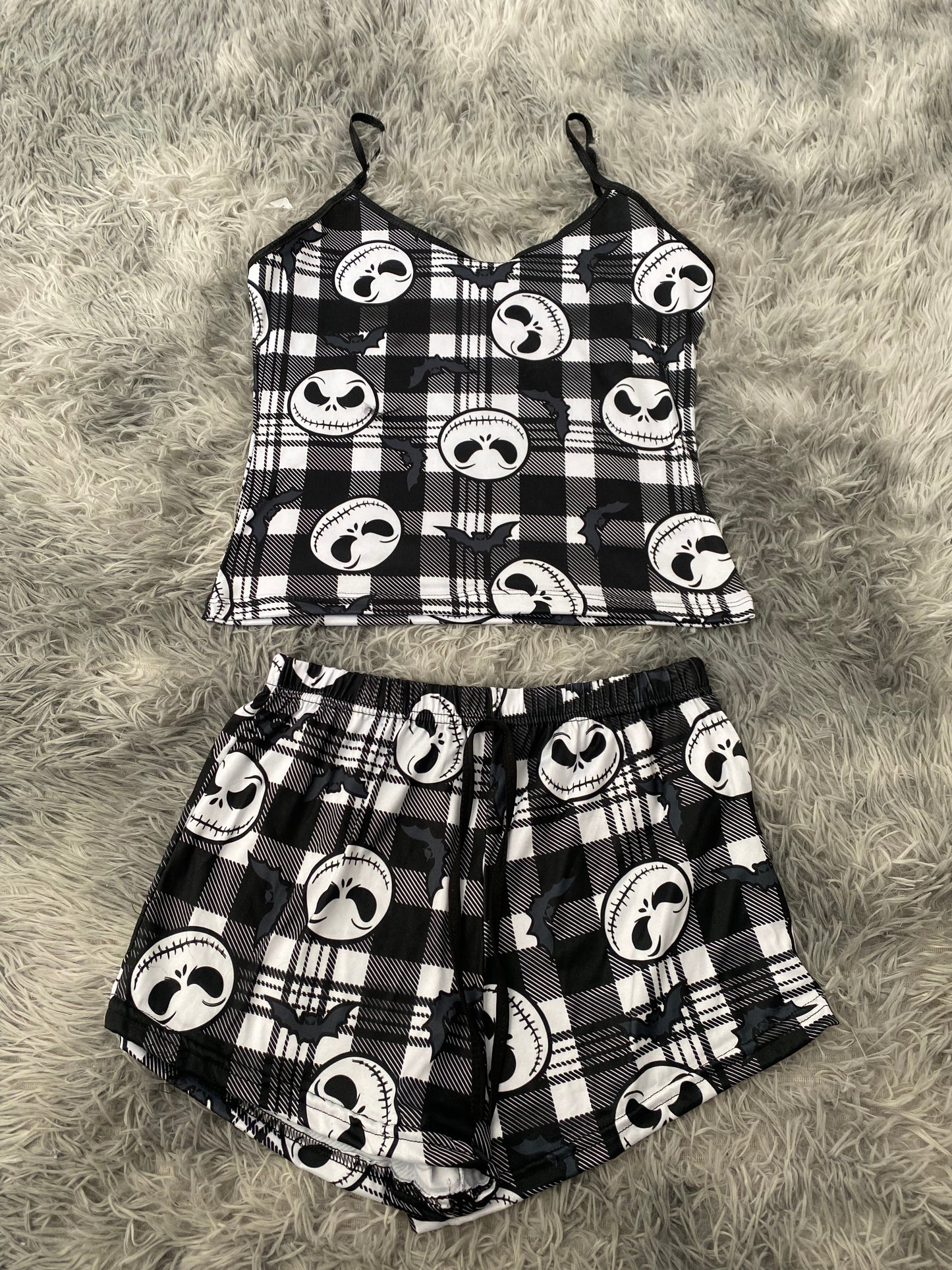 Jack cuadros rayados  Blusa Con Short