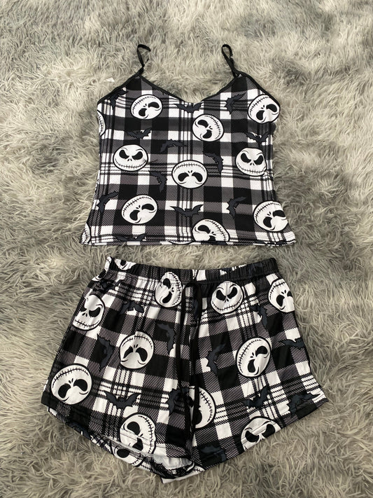 Jack cuadros rayados  Blusa Con Short