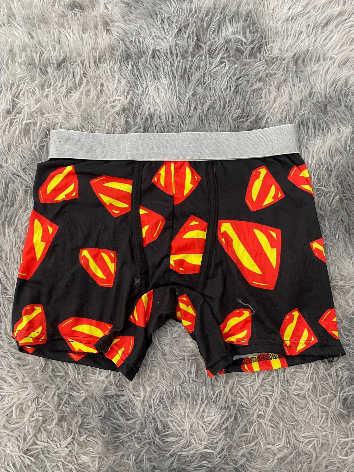 Supermán logo grande fondo negro Boxer De Hombre