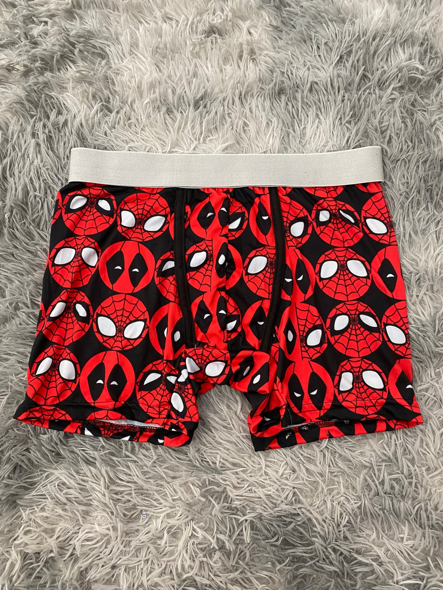 Spiderman y deadpool Boxer De Hombre