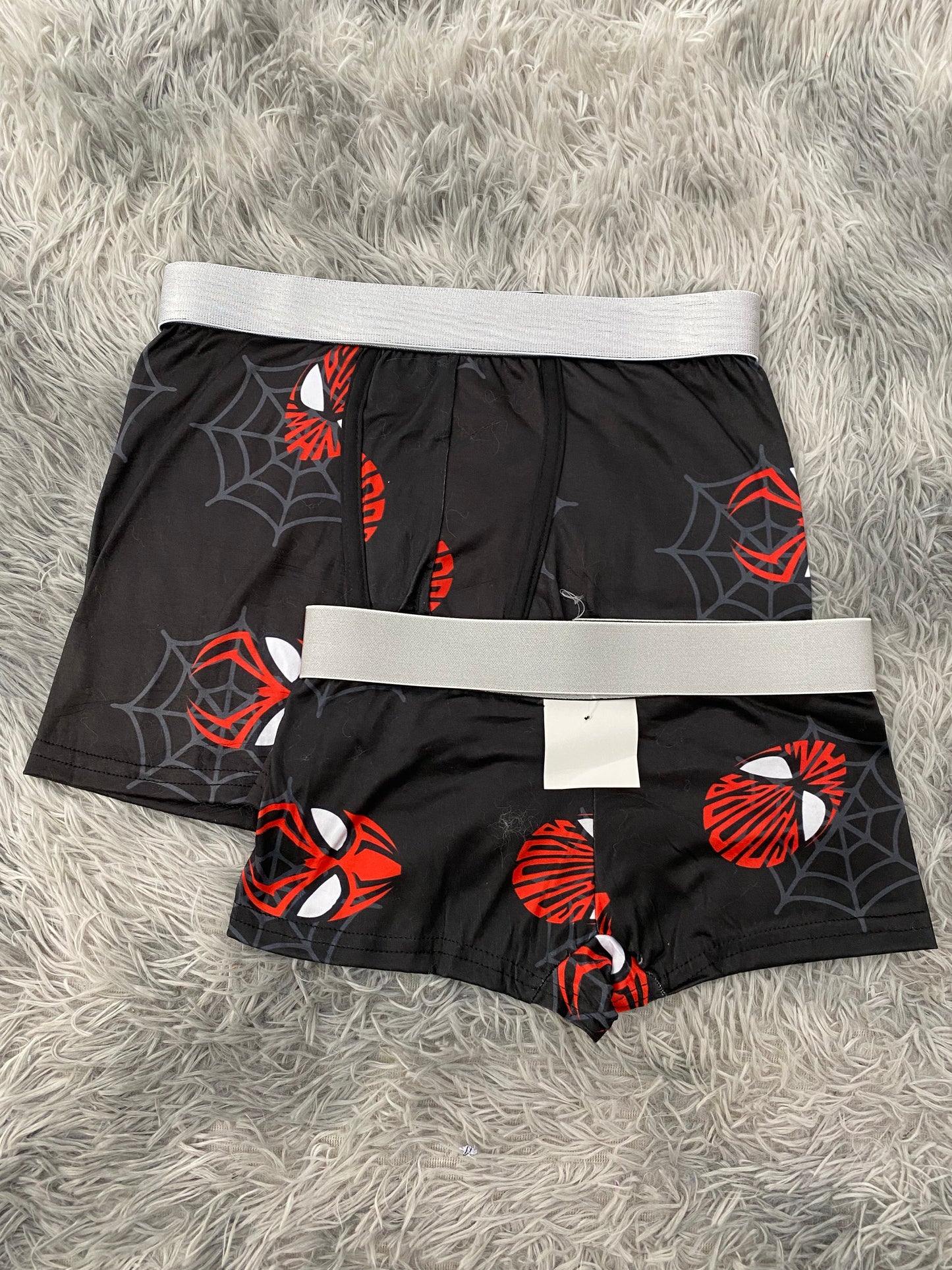 Spider man Cara letras Duo Con Boxer