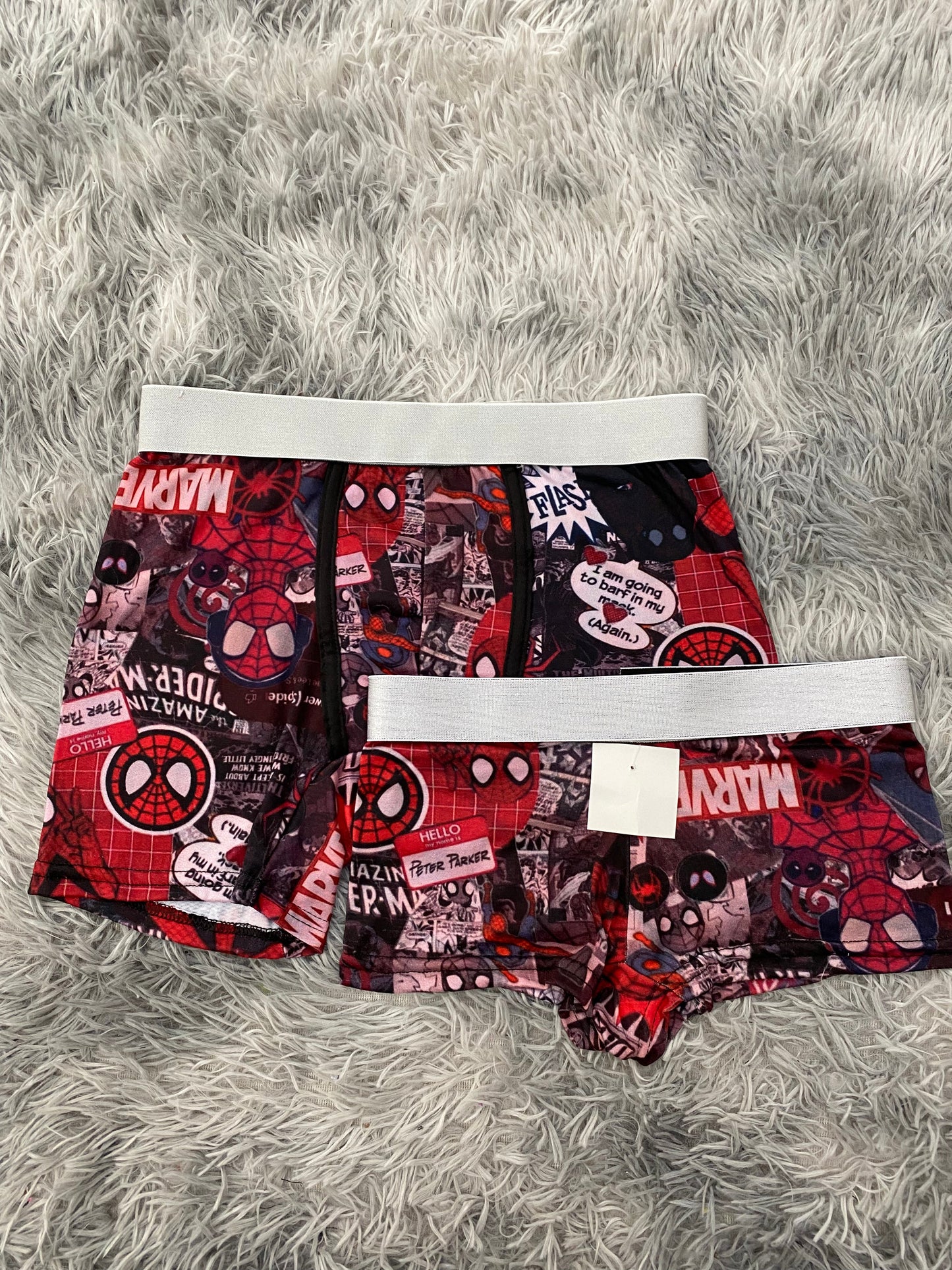 Spider man marvel comic Duo Con Boxer