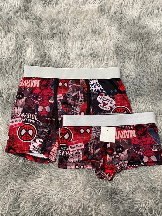 Spider man marvel comic Duo Con Boxer Xl