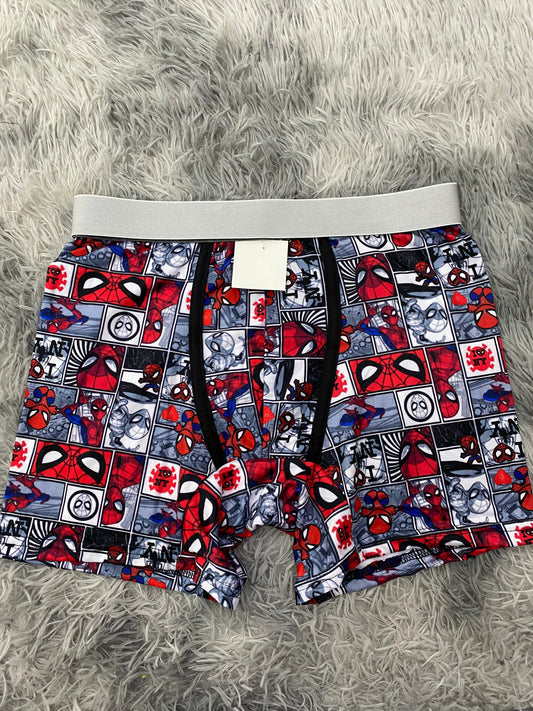 Spiderman cuadros blancos Boxer De Hombre Xl