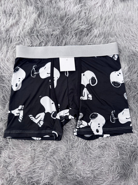 Snoopy fondo negro Boxer De Hombre unitalla