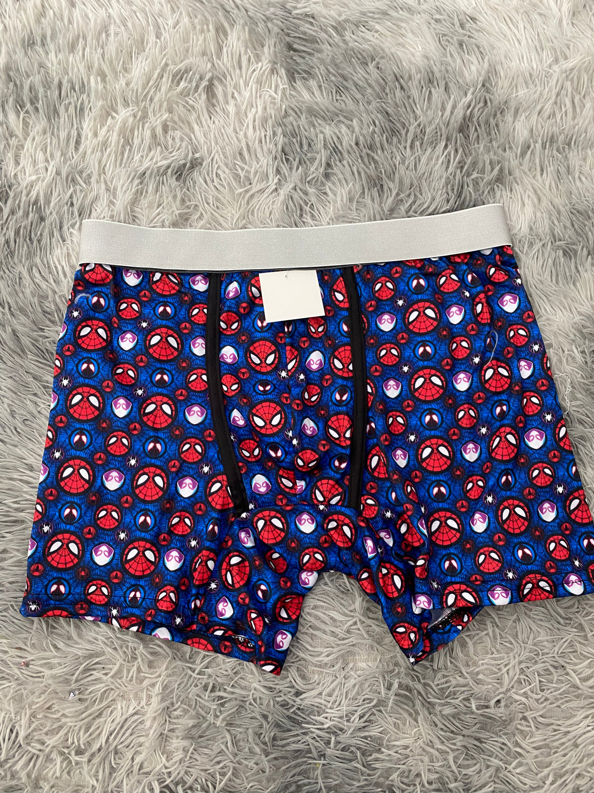 Spiderman y su novia fondo azul Boxer De Hombre Xl