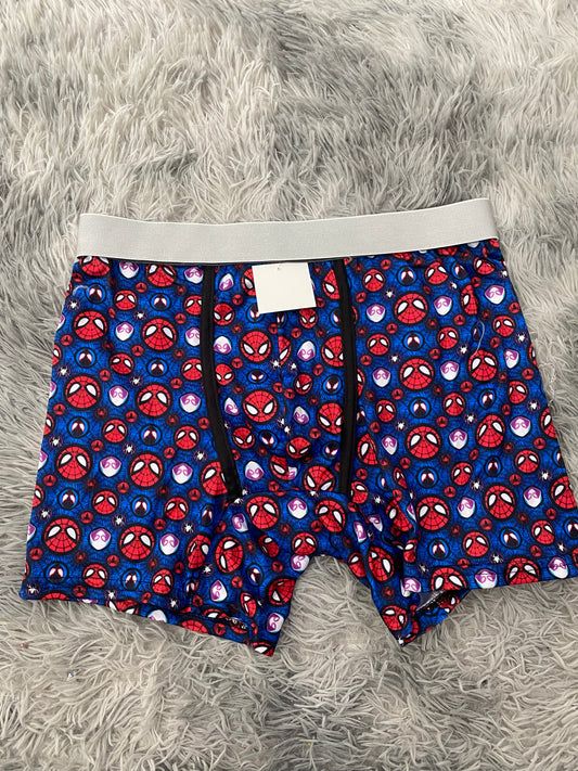 Spiderman y su novia fondo azul Boxer De Hombre Xl