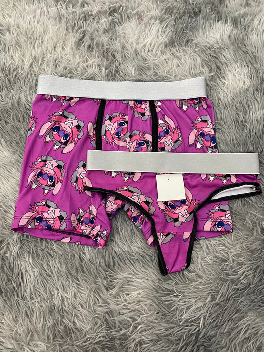 Angela fondo rosa Duo Unitalla Con Tanga