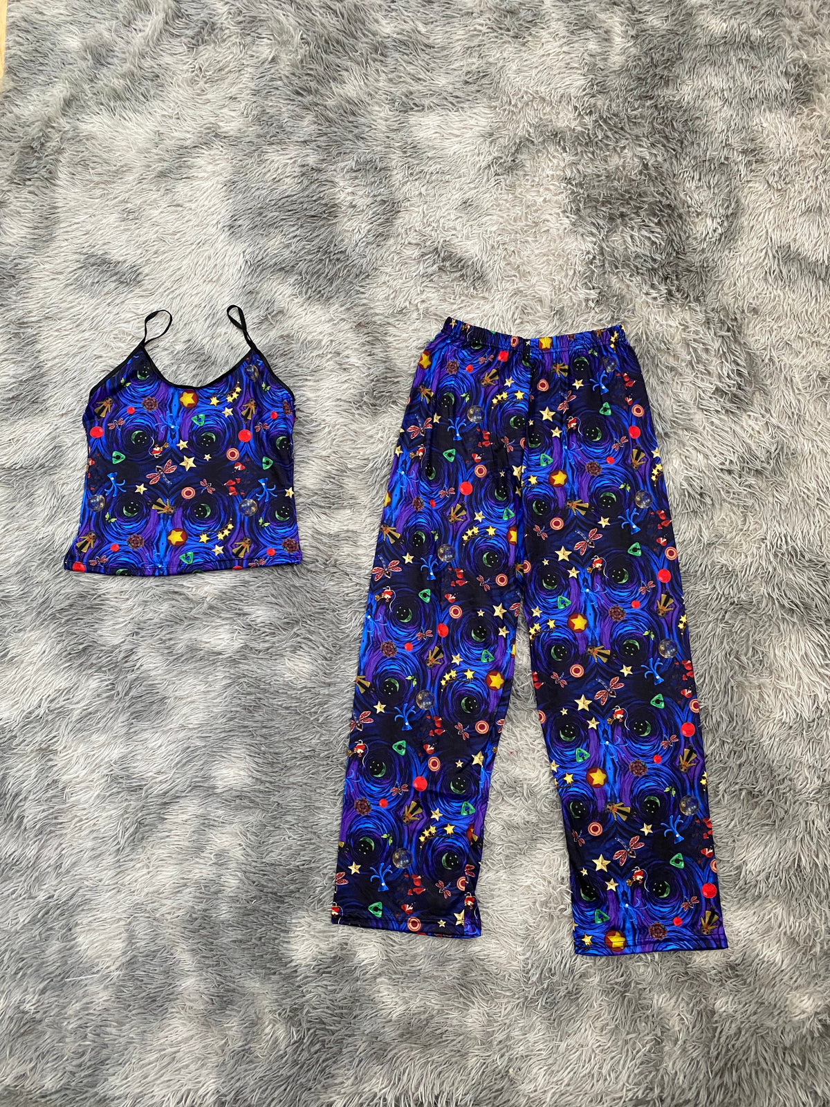 Caroline Blusa Con Pantalón Pijama De Dama