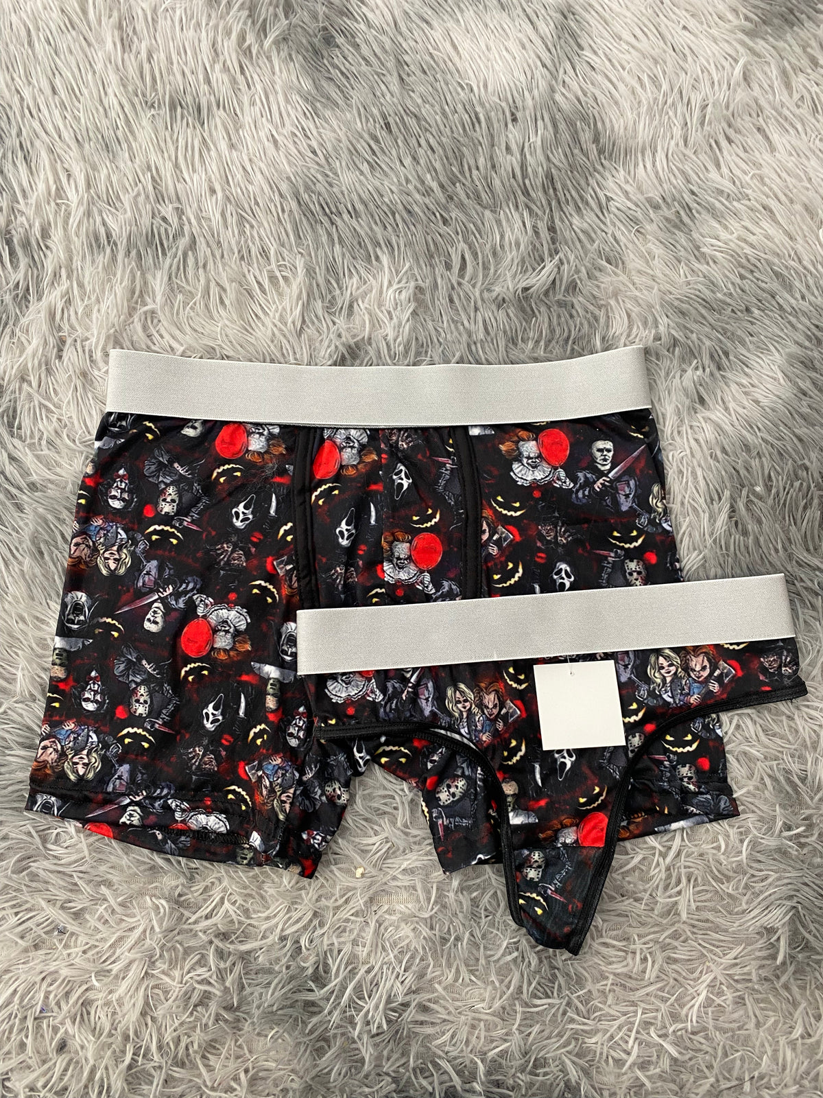 Halloween personajes Dúo con tanga unitalla