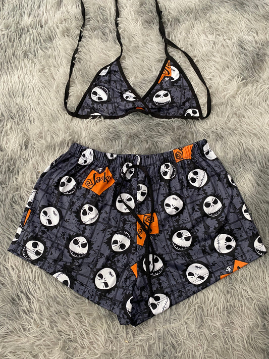 Jack con naranja  Top Con Short Unitalla De Brush