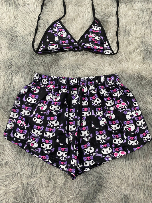 Kuromy gestos Top Con Short Unitalla De Brush