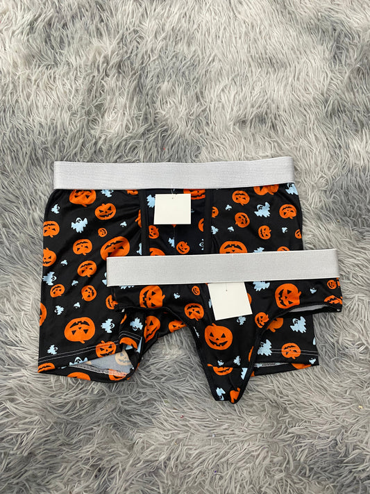 Calabazas y fantasmas Dúo con tanga unitalla