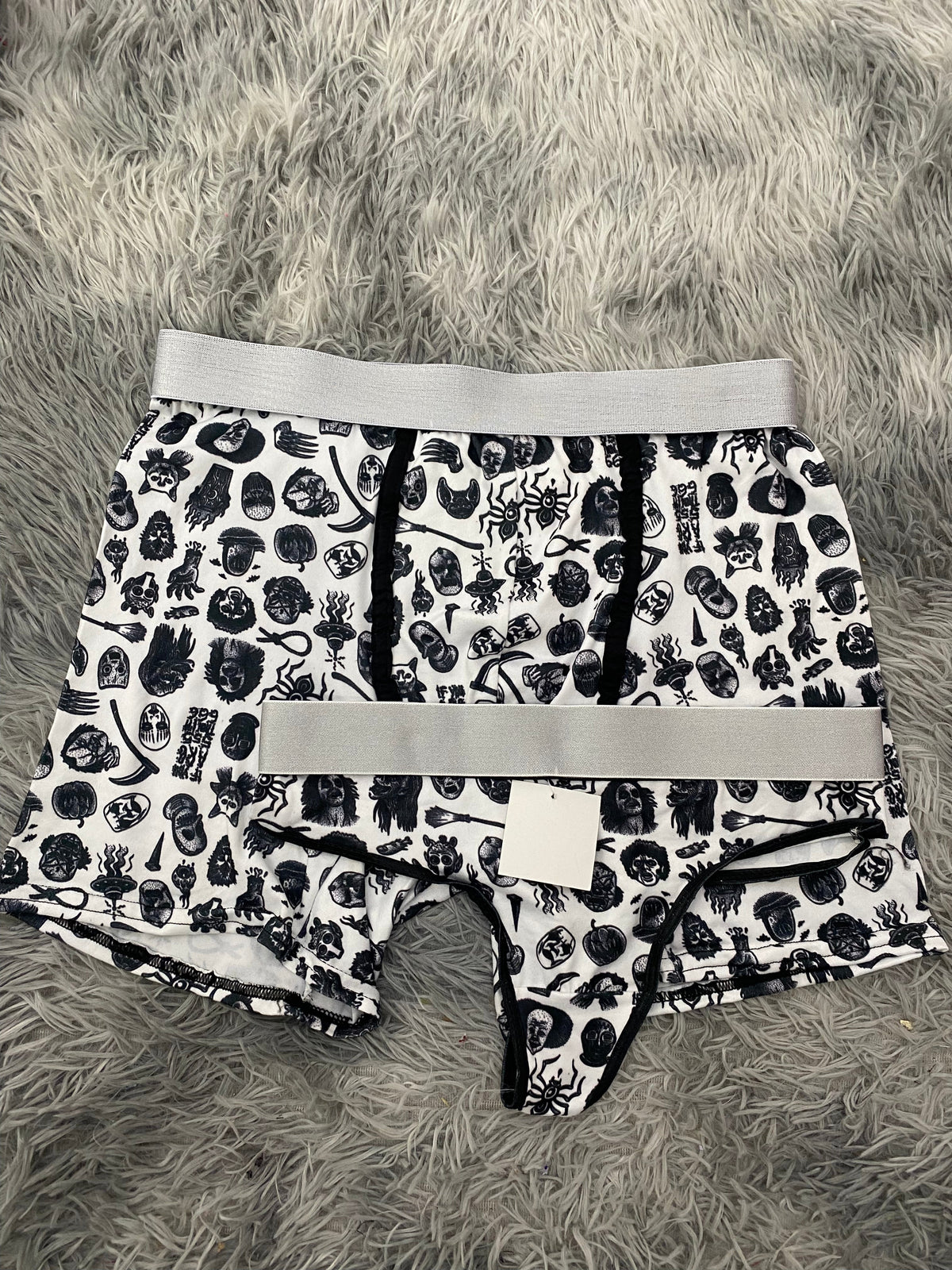 Halloween caras personajes Duo Con Tanga Xl