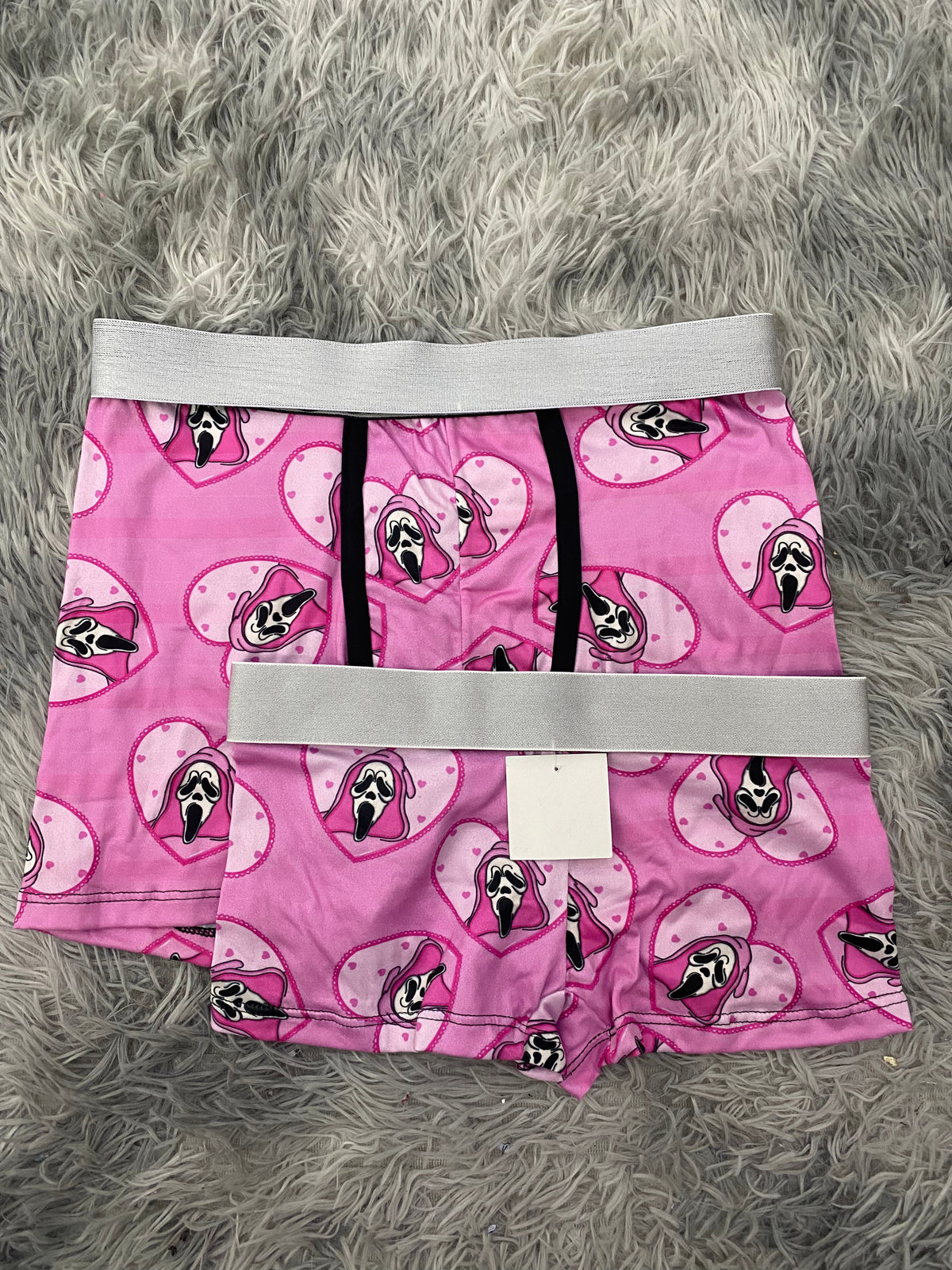 Scream corazones rosa Duo Con Boxer