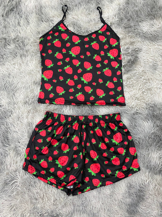 Fresas Blusa Con Short