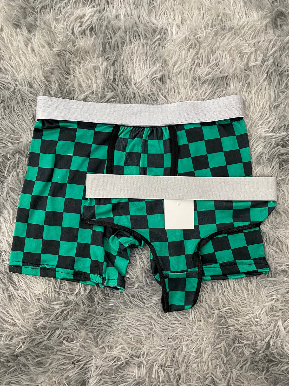 Cuadros chicos verdes Duo Unitalla Con tanga