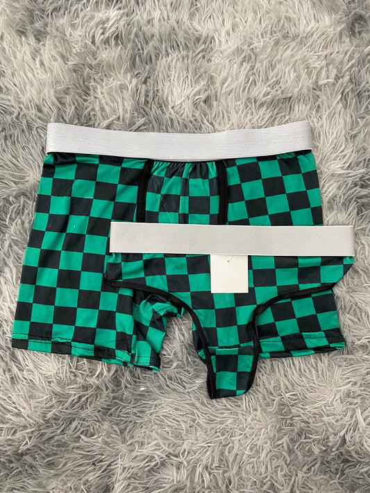 Cuadros chicos verdes Duo Unitalla Con tanga