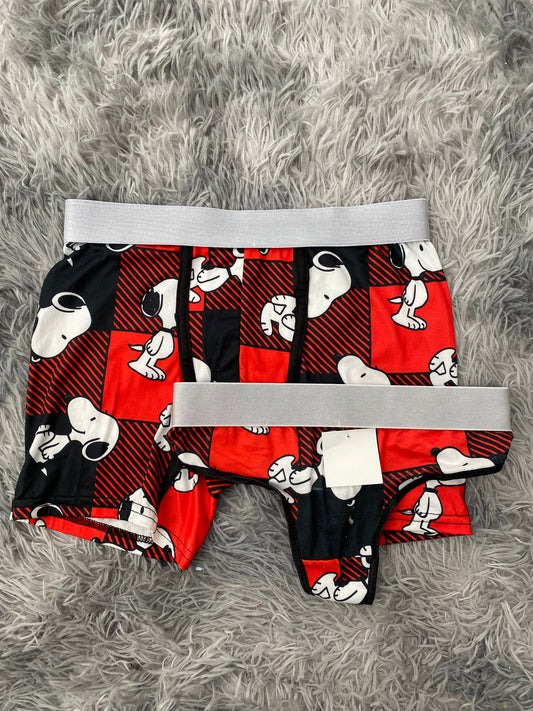 Snoopy cuadros rojos Duo Unitalla Con Tanga