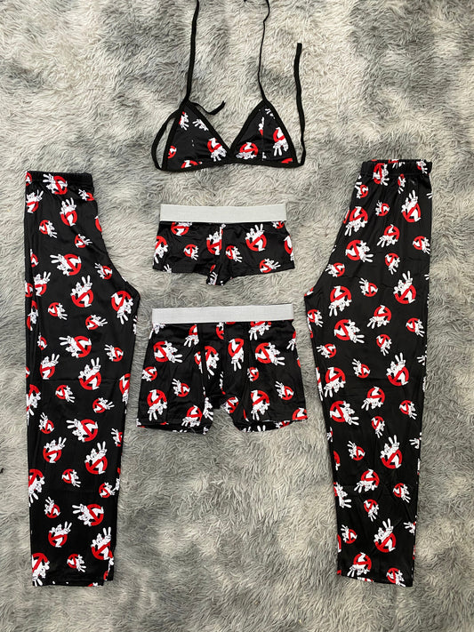 Caza fantasmas Pijama De 5 Piezas