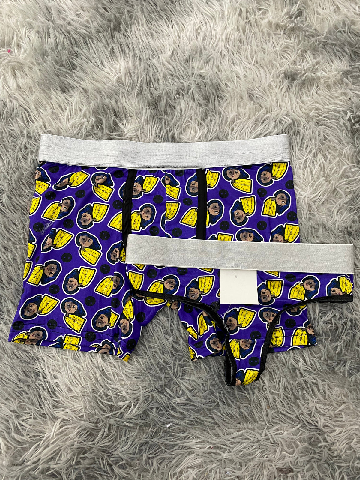 Caroline fondo de botones morados Duo Unitalla Con Tanga