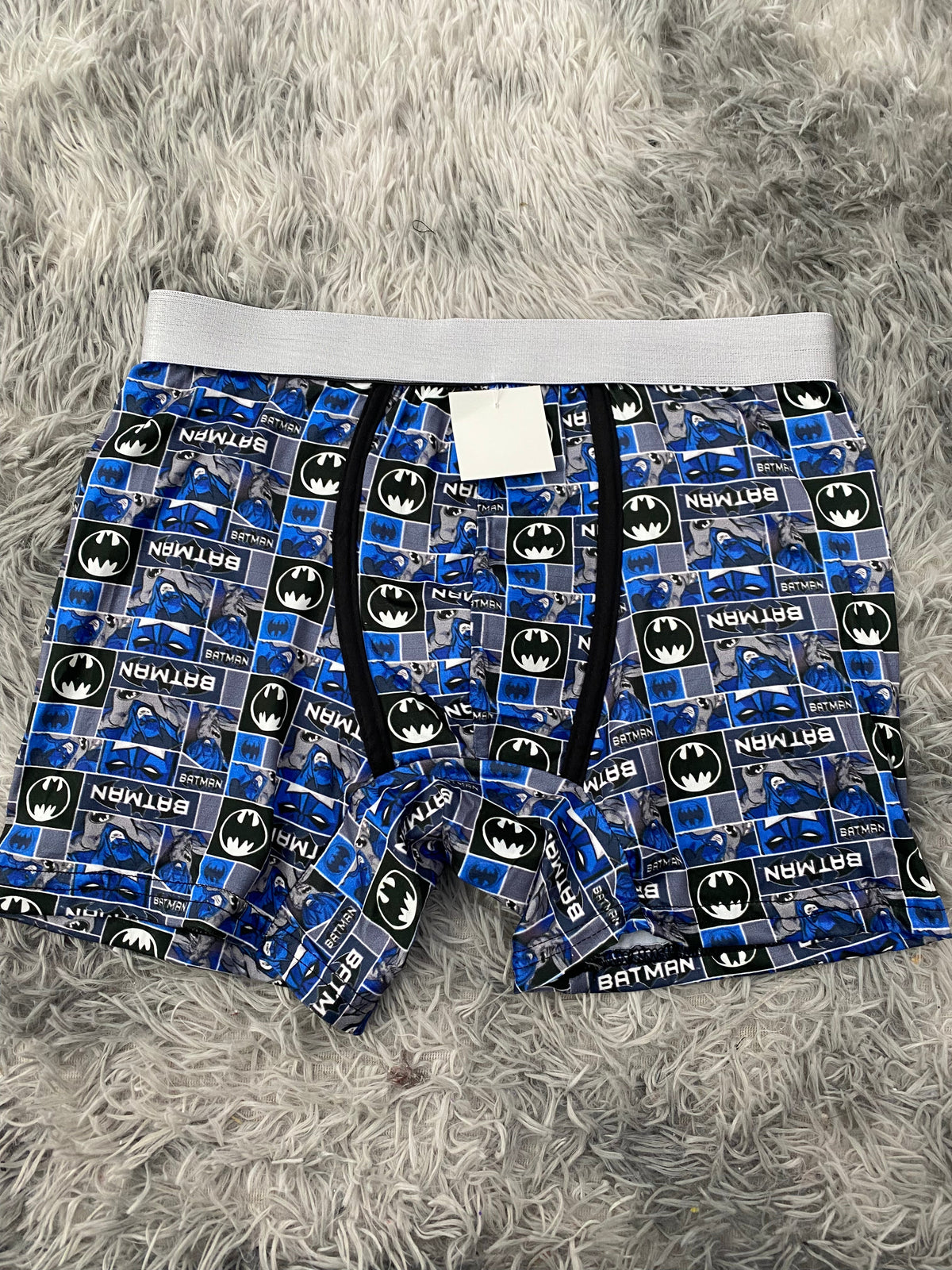 Batman cuadros azules y negros Boxer De Hombre Xl