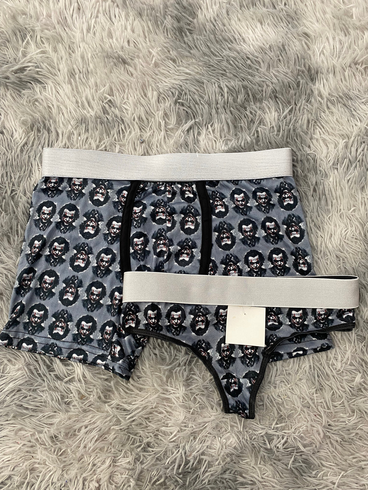 Joker fondo gris Duo Unitalla Con Tanga
