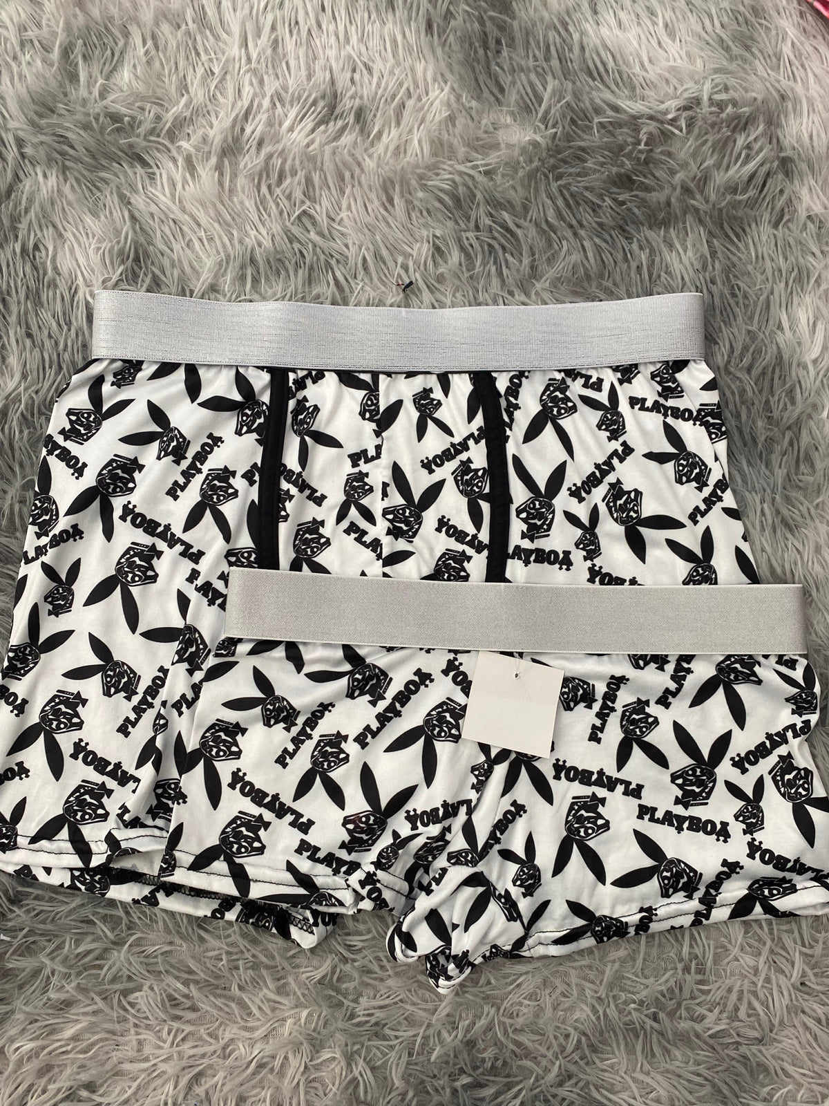 Playboy blanco Duo Con Boxer Unitalla