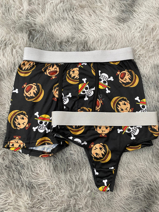Luffy caras y calaveras Duo Con Tanga Xl